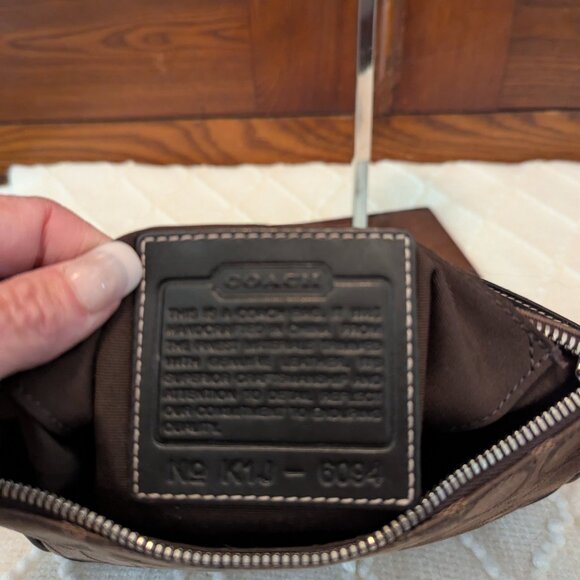 Coach 6094 vintage y2k signature brown semi Hampton mini bag - Picture 10 of 11